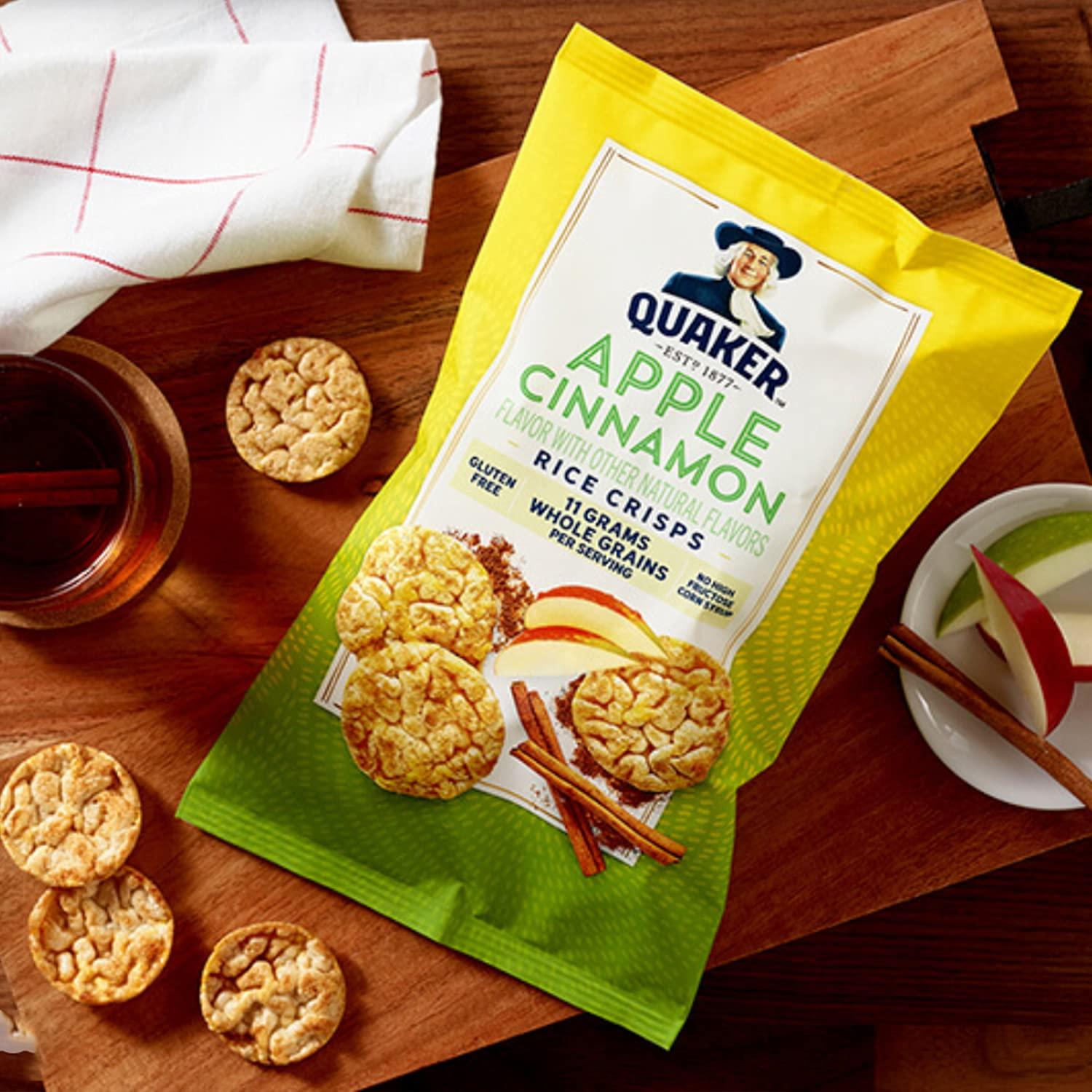 image:imageQuaker Rice Crisps Sweet amp Spicy Chili 303 oz BagApple Cinnamon