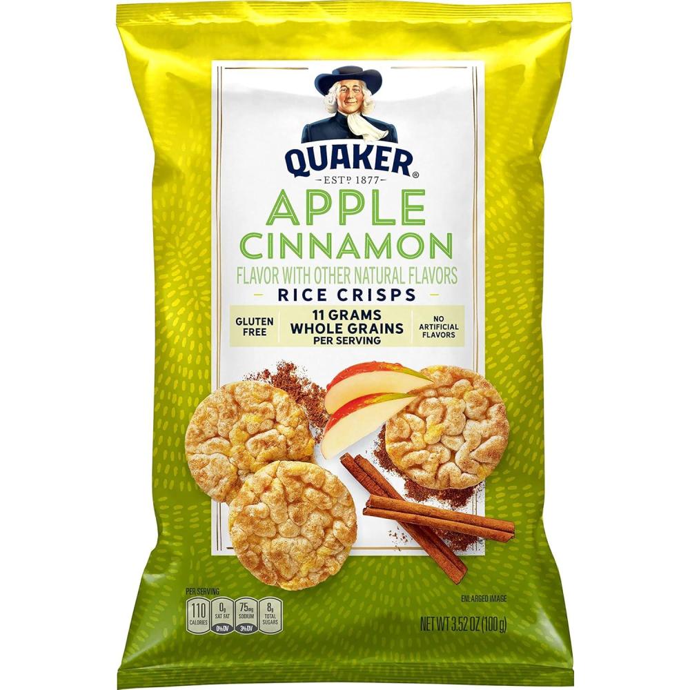 image:imageQuaker Rice Crisps Sweet amp Spicy Chili 303 oz BagApple Cinnamon