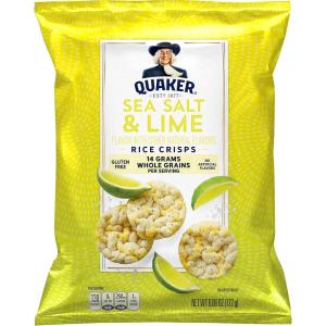 Quaker Rice Crisps, Sweet & Spicy Chili, 3.03 oz Bag(SEA SALT AND LIME)