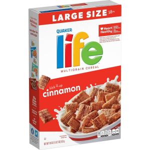 Life Breakfast Cereal, Cinnamon, 18oz Box(Cinnamon)
