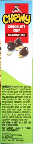 image:imageQuaker Chewy Granola Bar Chocolate Chip Granola Bars 084 Oz 8 Ct
