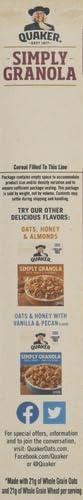 image:imageQuaker Granola Oats Honey Almonds amp Raisins 100 Natural 241 Oz241 Ounce Pack of 1