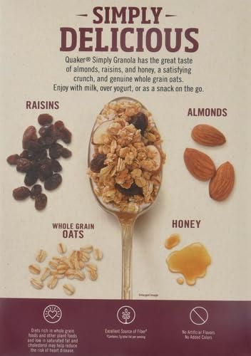 image:imageQuaker Granola Oats Honey Almonds amp Raisins 100 Natural 241 Oz241 Ounce Pack of 1