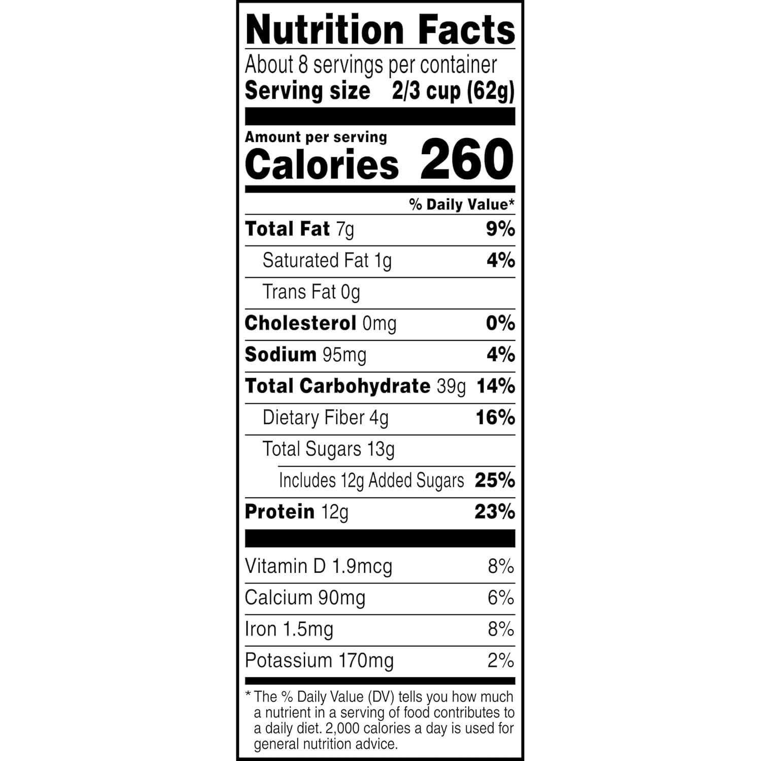 image:imageQuaker Protein Granola Maple and Brown Sugar 18oz18 Ounce Pack of 1