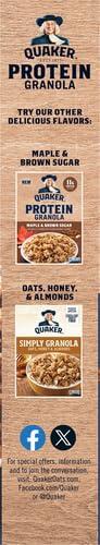 image:imageQuaker Protein Granola Oats Chocolate amp Almonds 18 oz18 Ounce Pack of 2