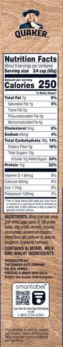 image:imageQuaker Protein Granola Oats Chocolate amp Almonds 18 oz18 Ounce Pack of 2