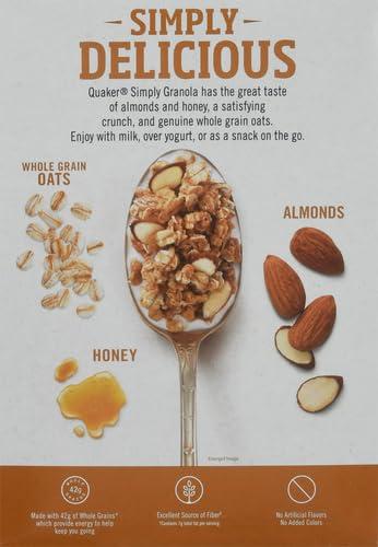 image:imageQuaker Simply Granola Oats Honey amp Almonds 241oz Box241 Ounce Pack of 1