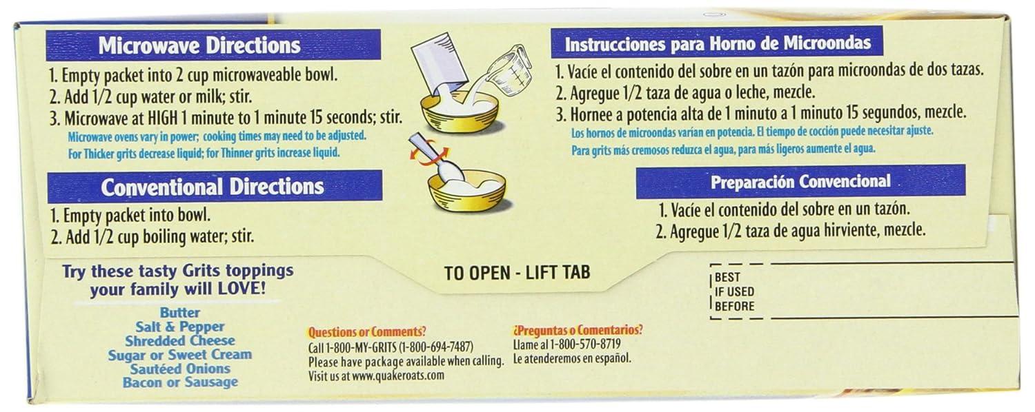 image:imageQuaker Original Instant Grits 12 ozOriginal
