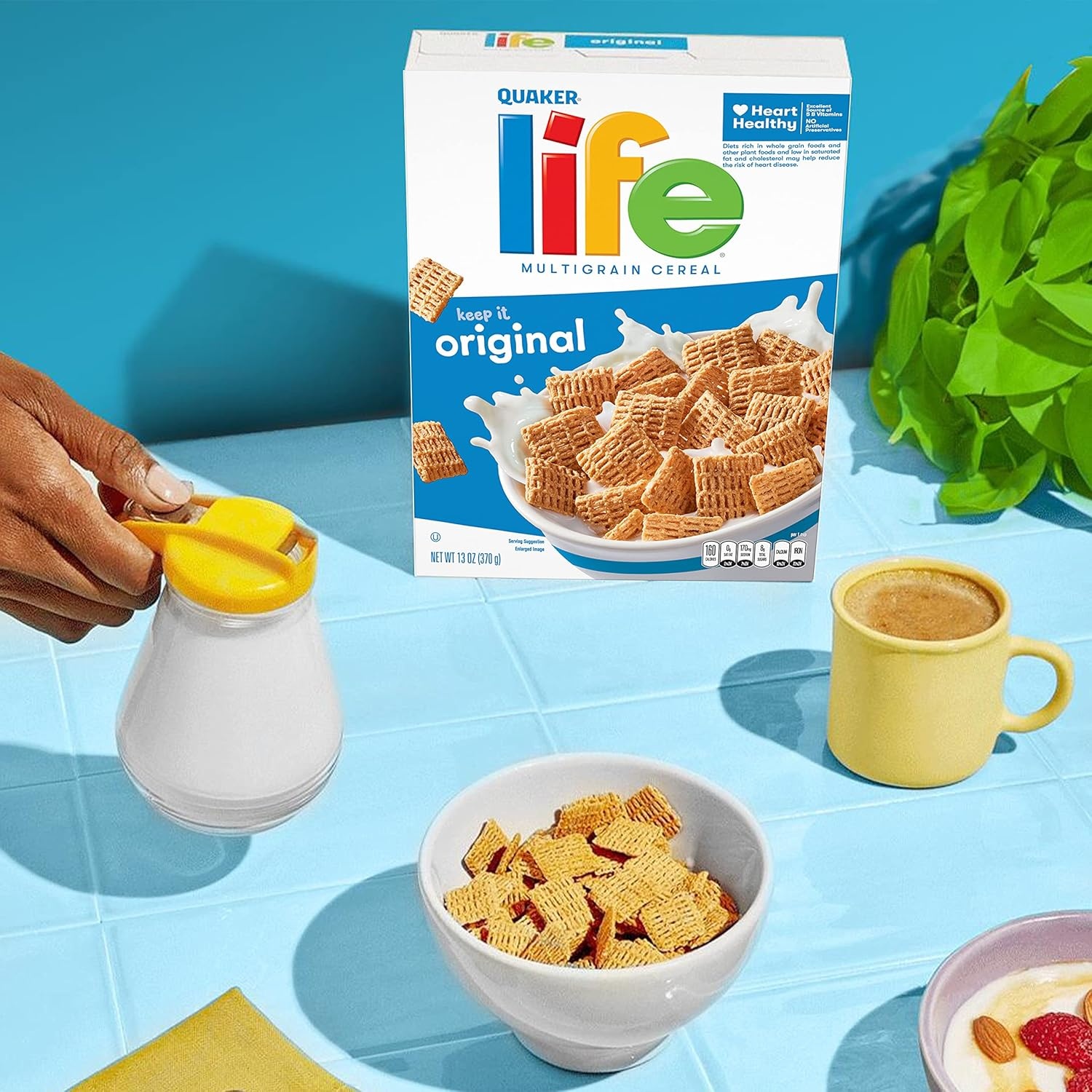 image:imageQuaker Life Breakfast Cereal 13 Ounce Pack of 4Life Cereal 3 Flavor Variety Pack